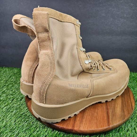 Belleville 790V Gore-Tex Combat Flight Boots Vibram Mens 12.5 W Tan USA Military main image 13